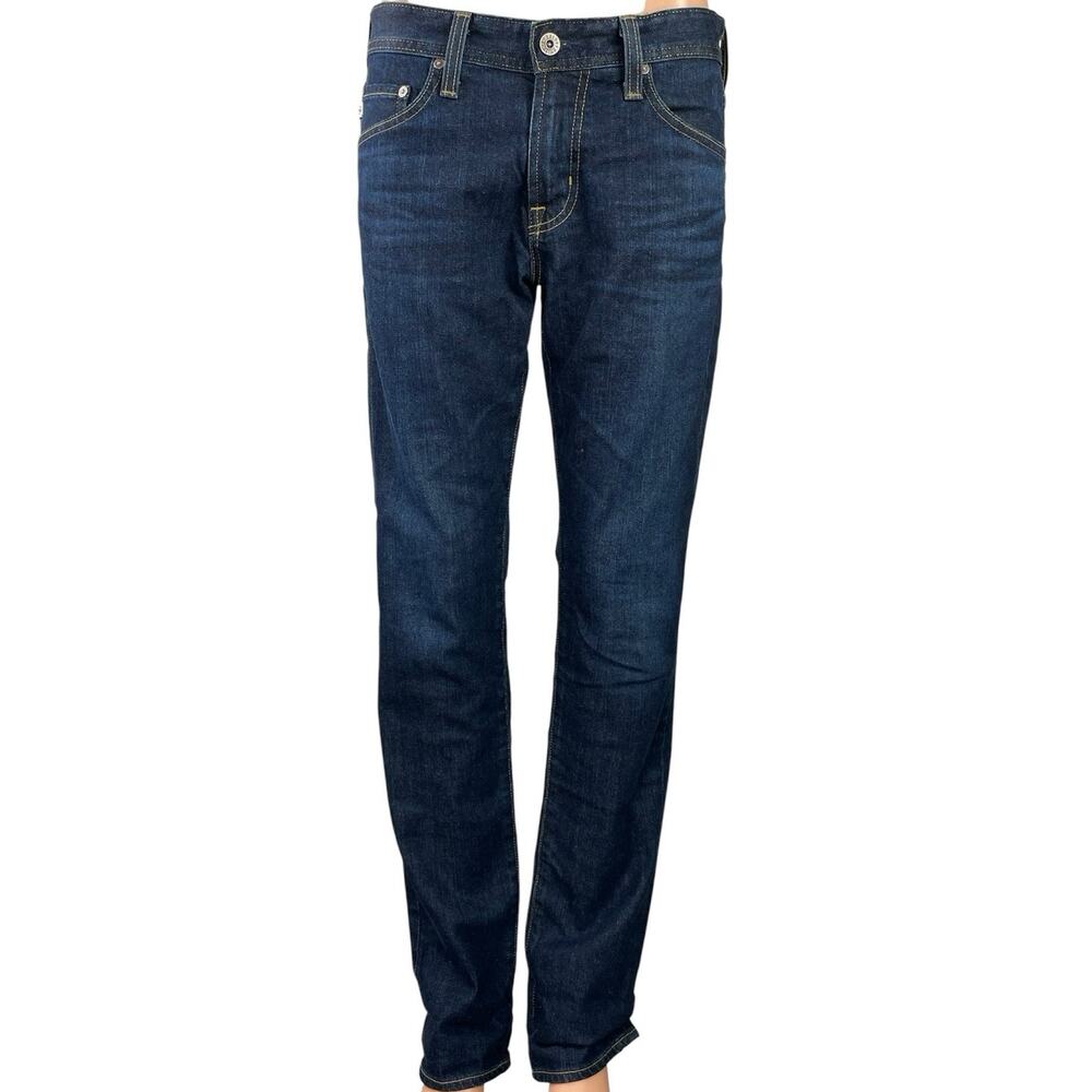 Adriano Goldschmied B-Type I Blue Dark Wash Slim Straight Denim Jeans Pants 29